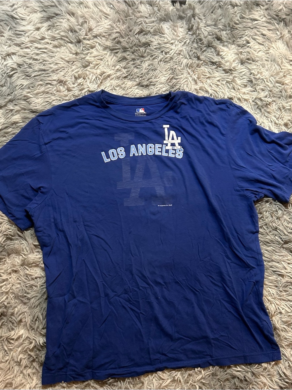 Genuine Merchandise Los Angeles Dodgers Royal Blue Graphic Tee